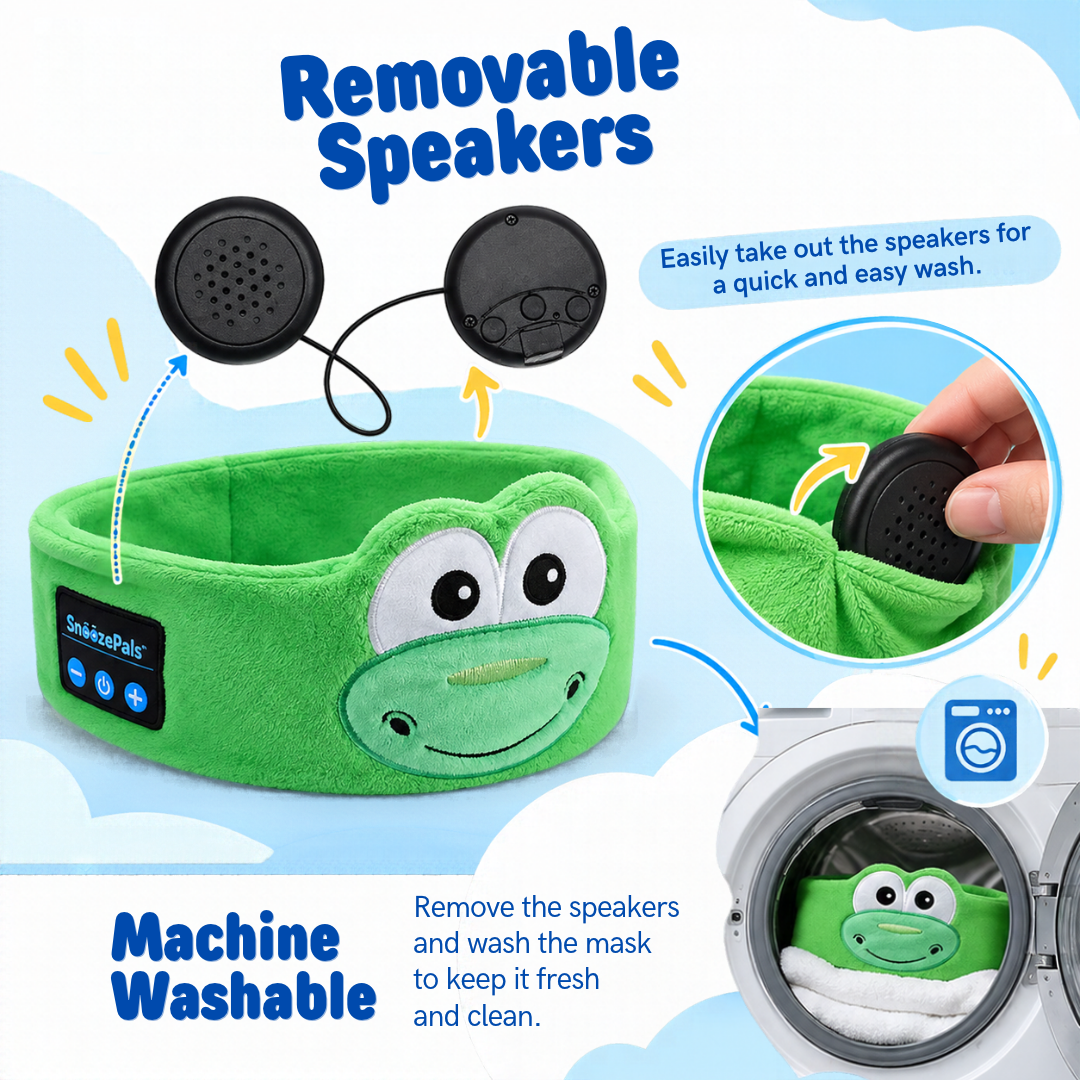 Cozy Critter 2-in-1 Bluetooth Sleep Mask & Headphones