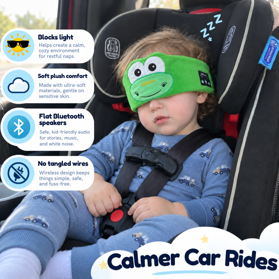 Cozy Critter 2-in-1 Bluetooth Sleep Mask & Headphones