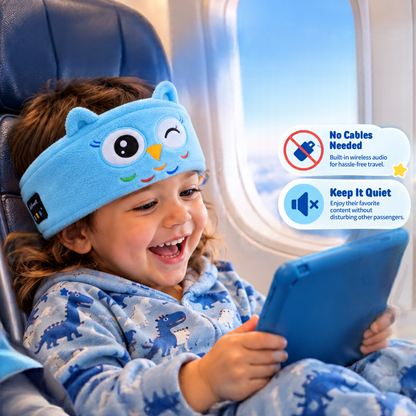Cozy Critter 2-in-1 Bluetooth Sleep Mask & Headphones