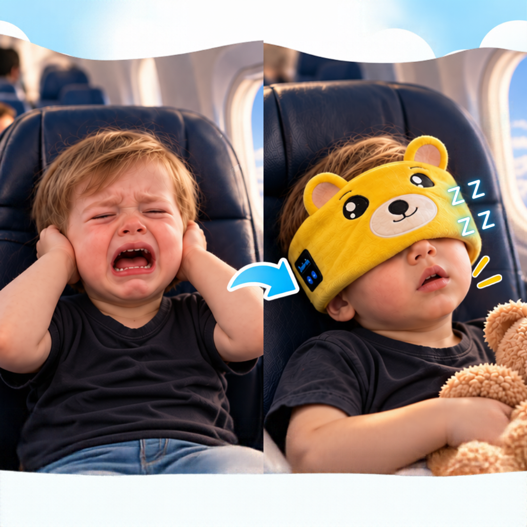 Cozy Critter 2-in-1 Bluetooth Sleep Mask & Headphones